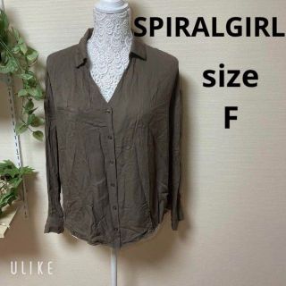 スパイラルガール(SPIRAL GIRL)の❇️A429❇️✴️SPIRALGIRL✴️⚜️レーヨンシャツ⚜️(シャツ/ブラウス(長袖/七分))