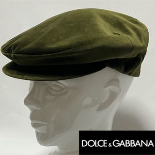 DOLCE&GABBANA - 【超美品】DOLCE&GABBANA ドルガバ 伊製ベルベットハンチングベレー