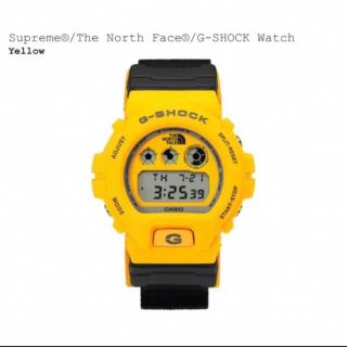 シュプリーム(Supreme)のSupreme The North Face G-SHOCK 黄(腕時計(デジタル))