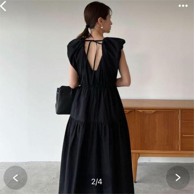 CLANEクラネ BROAD SHOULDER ONE PIECEワンピース