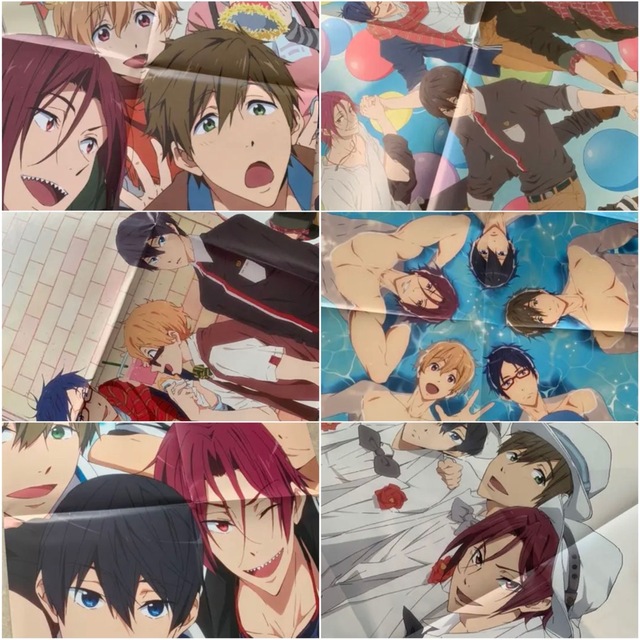 Free! ポスター 七瀬 遙 橘 真琴 松岡 凛 竜ヶ崎 怜 葉月 渚 | フリマアプリ ラクマ