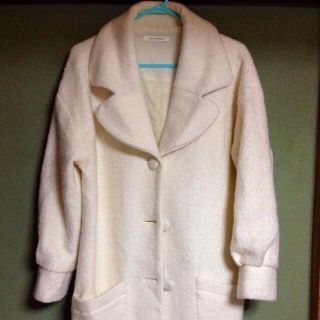 メリージェニー(merry jenny)のmerry jenny♡白♡ロングコート(ロングコート)