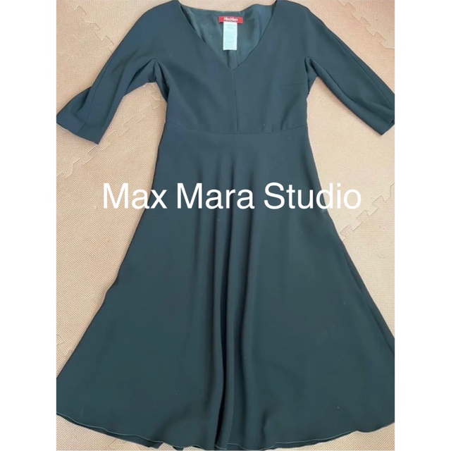 新品 Max Mara Studio マックスマーラ ステュディオ黒 ワンピース