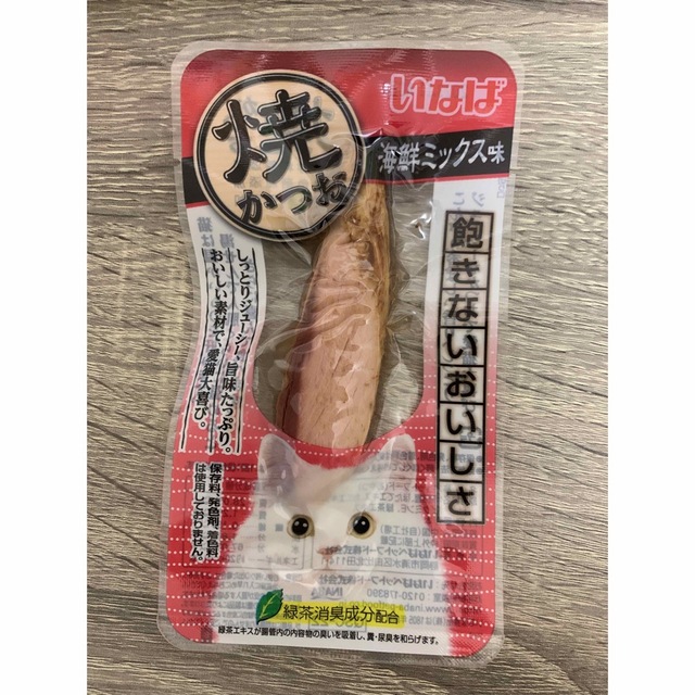 いなばペットフード(イナバペットフード)のいなば 焼かつお 猫用 成猫用 16本(4種類x4本)＋　焼ささみ　4本 その他のペット用品(ペットフード)の商品写真