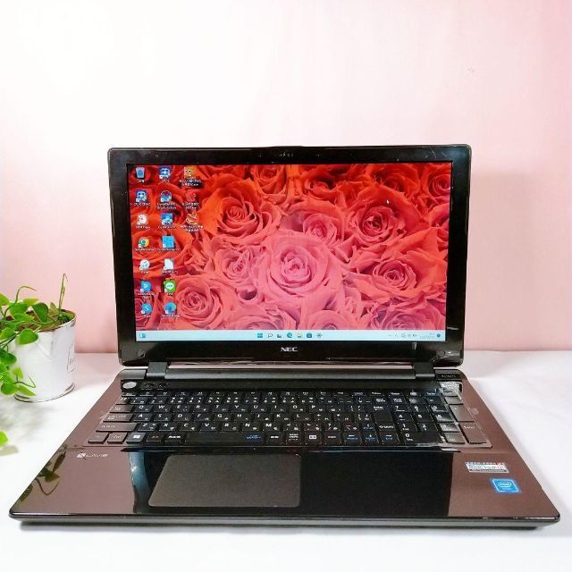 SSDカメラ付きすぐ使える簡単ノートパソコンWindows10PC初心者おすすめ-