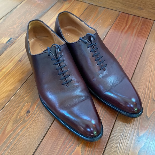J.M. WESTON - 美品 J.M.WESTON 革靴 フランス製 ワインレッド 6Dの