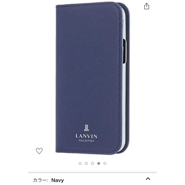 LANVIN en Bleu(ランバンオンブルー)のランバンオンブルー　iPhone11ケース スマホ/家電/カメラのスマホアクセサリー(iPhoneケース)の商品写真