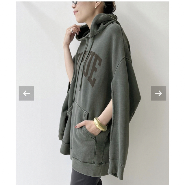 L'Appartement DEUXIEME CLASSE(アパルトモンドゥーズィエムクラス)の【REMI RELIEF/レミレリーフ】Cape Sweat Parka レディースのトップス(パーカー)の商品写真