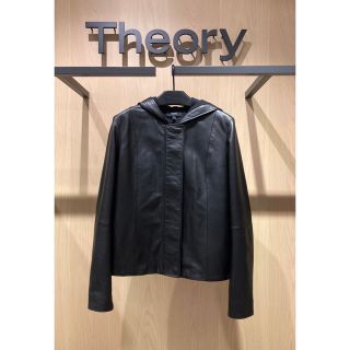 セオリー(theory)のTheory 21ss フード付きレザージャケット(ブルゾン)