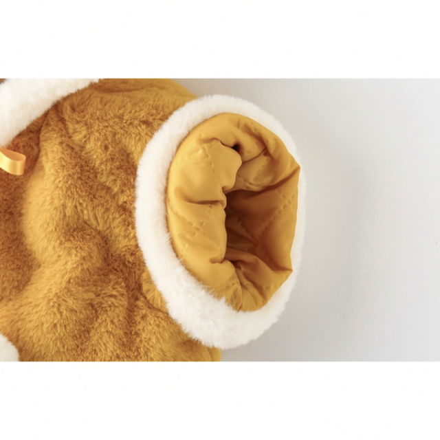 【新品】ベビー クリスマス 衣装 コスチューム ポンチョ コート 子供 キッズs キッズ/ベビー/マタニティのベビー服(~85cm)(ジャケット/コート)の商品写真