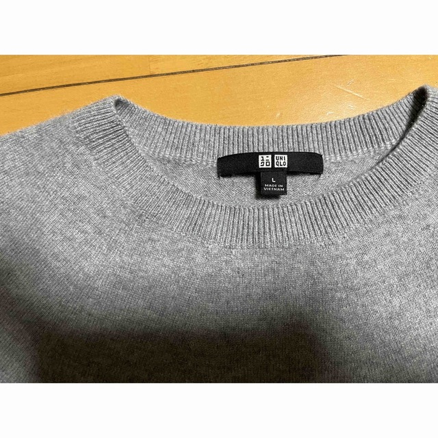 UNIQLO(ユニクロ)の3Dカシミヤクルーネックセーター レディースのトップス(ニット/セーター)の商品写真