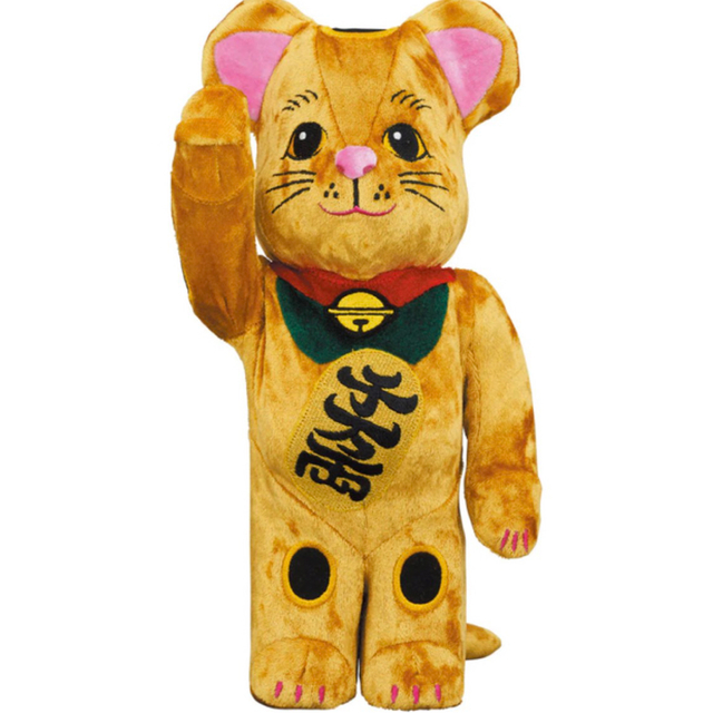 BE@RBRICK 招き猫 金 着ぐるみ版 400％