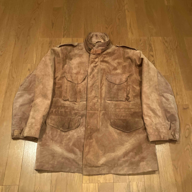 レザー m65 ブラウン 黄土色 ビンテージ 豚革 | www.cestujemtrekujem.com