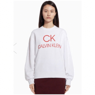 シーケーカルバンクライン(ck Calvin Klein)のcalvinklein カルバン クライン ロゴ トレーナー スウェット(トレーナー/スウェット)