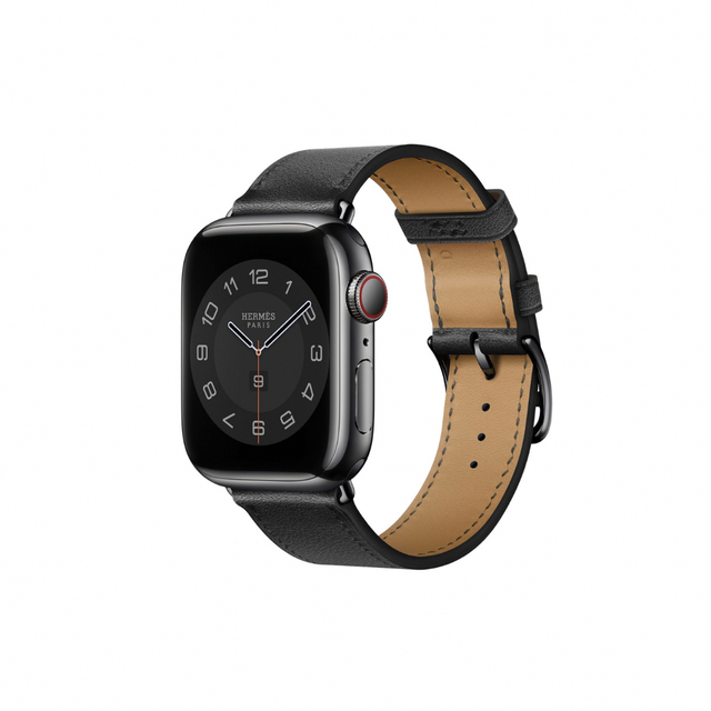 新品】Apple Watch HERMES ブラックシンプルトゥールストラップ | www