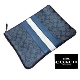 コーチ(COACH)の【 COACH 】コーチ　クラッチバッグ  シグネチャー(セカンドバッグ/クラッチバッグ)