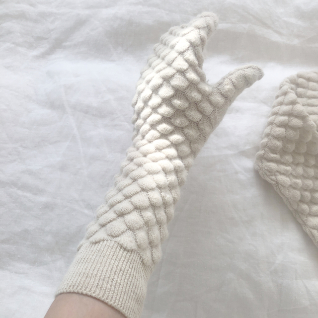 MM6(エムエムシックス)のお値下げ★MM6 wool glove margiela ウール 手袋 レディースのファッション小物(手袋)の商品写真