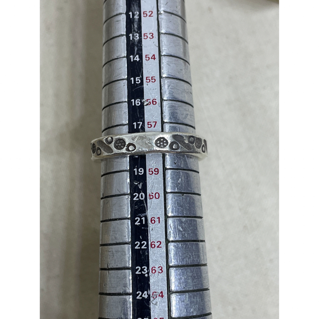 スターリングカレンシルバー　KAREN  ハンドメイド　高純度　手作り　ウbを3 メンズのアクセサリー(リング(指輪))の商品写真