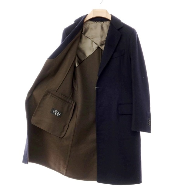 贅沢 BELVEST チェスターフィールドコート【サイズ44】【メンズ 贅沢 BELVEST チェスターフィールドコート【サイズ44】【メンズ