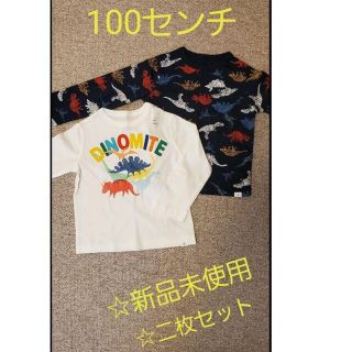 ギャップキッズ(GAP Kids)の4/15迄◆新品　おまとめ　2点セット◆100㎝　長袖　Tシャツ　男の子 ロンT(Tシャツ/カットソー)