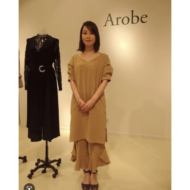 YOKO CHAN - Arobe ワンピース フリルパンツ セットアップ 未使用の