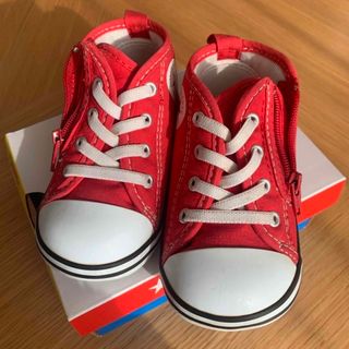 コンバース(CONVERSE)のコンバース　14.5  レッド(スニーカー)