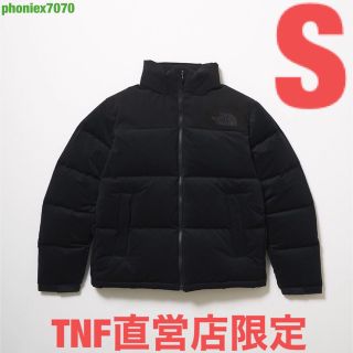 ザノースフェイス(THE NORTH FACE)のノースフェイス直営店限定 コーデュロイヌプシジャケット【Sサイズ】ブラック(ダウンジャケット)