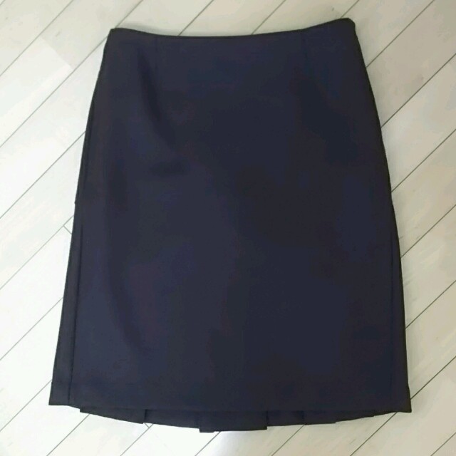 aquagirl(アクアガール)のアクアガール 後ろプリーツスカート レディースのスカート(ひざ丈スカート)の商品写真