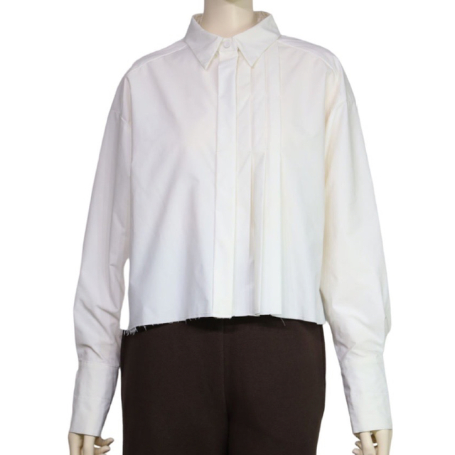 新品未使用！machatt tuck pleats cropped shirt