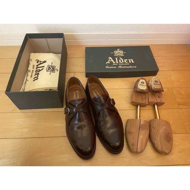 定番の冬ギフト コードバン シングルモンク Alden - Alden