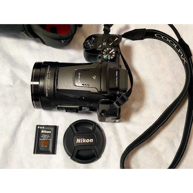 円高還元 【ほぼ新品】月のクレーターも撮れる83倍 NIKON P900 COOLPIX コンパクトデジタルカメラ
