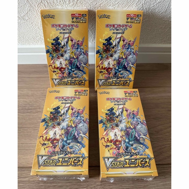 ポケモンカードブイスターユニバース　VSTARユニバース　シュリンク付き4BOX 1