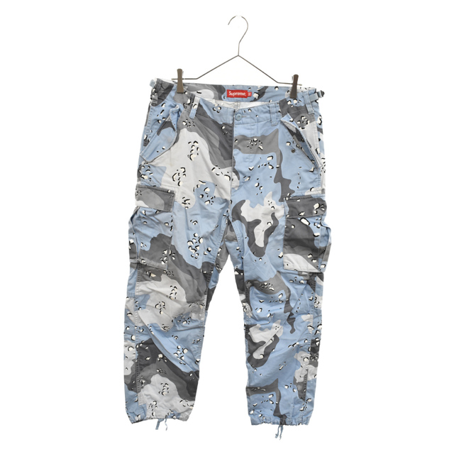 SUPREME シュプリーム 22SS Cargo Pant Blue Chocolate Chip Camo ブルーチョコレートチップカモフラカーゴパンツ ブルー710センチ裾幅