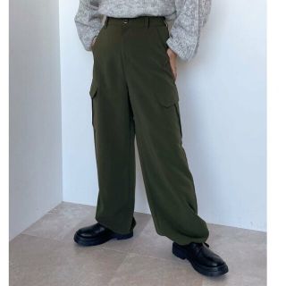 ページボーイ(PAGEBOY)のPAGEBOY ウィンターカーゴパンツ カーキ 新品ﾀｸﾞﾂｷ(ワークパンツ/カーゴパンツ)