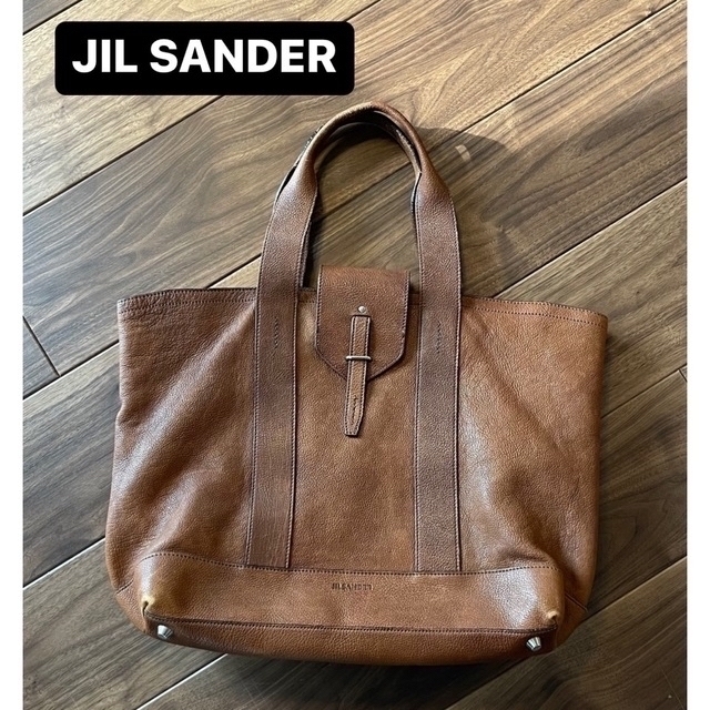 Jil Sander(ジルサンダー)のJIL SANDER 本革トートバッグ メンズのバッグ(トートバッグ)の商品写真