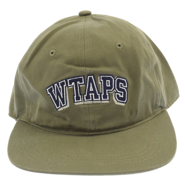 WTAPS ダブルタップス 20SS COTTON TWILL CAP 201HCDT-HT08 ロゴ コットンツイル キャップ カーキ