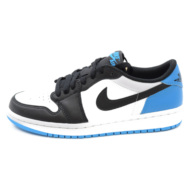 NIKE ナイキ WMNS Air Jordan 1 Low OG Black and Dark Powder Blue/UNC ウィメンズ エアジョーダン1 ロー ローカットスニーカー ブラック/ブルー CZ0775-104255cm備考