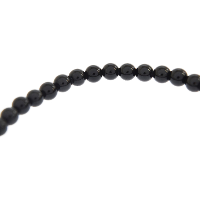 通販安い Chrome Hearts - CHROME HEARTS クロムハーツ 4mm BEAD BLK