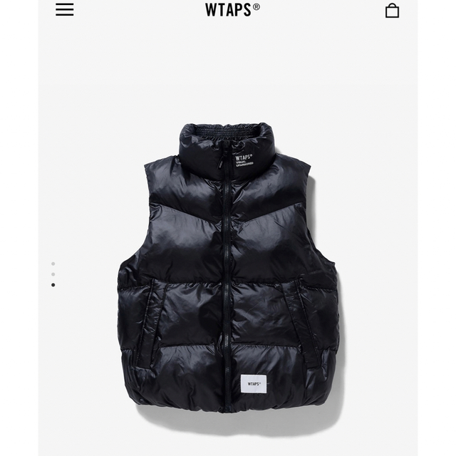 WTAPS bivouac black XL ssz AH.H ダウンベスト - アウター