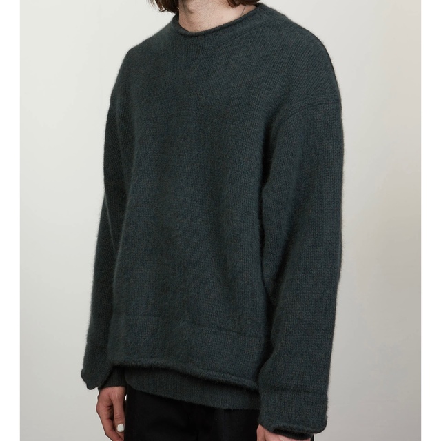 YOKE 21AW CONNECTING CREW NECK KNIT LS