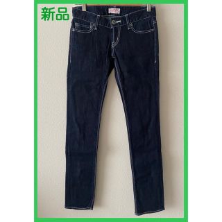 【新品・25インチ(S)・コットン混】MOUSSY VINETAGEデニムパンツ