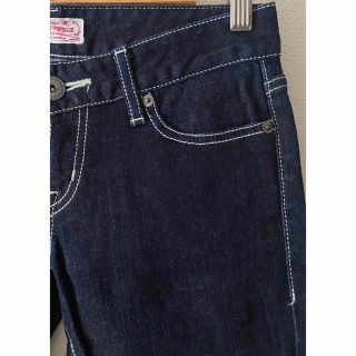 【新品・25インチ(S)・コットン混】MOUSSY VINETAGEデニムパンツ