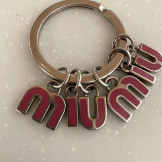 miumiu - miumiu キーチャーム キーリング キーホルダーの通販 by