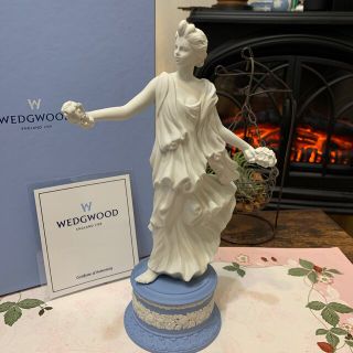 ウェッジウッド(WEDGWOOD)の専用箱付き　ウェッジウッド  ジャスパー　ダンシングアワー　フィギュリン(置物)