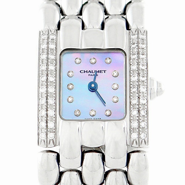 無料配達 CHAUMET クォーツ【6ヶ月保証】【腕時計】【中古