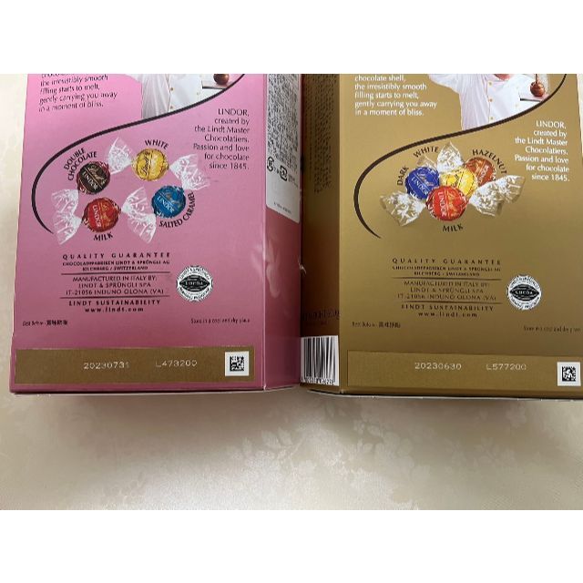 Lindt(リンツ)のリンツリンドールチョコレート 6種36個  食品/飲料/酒の食品(菓子/デザート)の商品写真