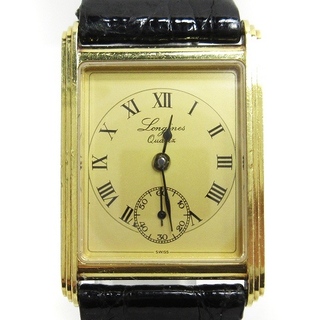 ロンジン(LONGINES)のロンジン 150周年 記念 スモセコ 腕時計 クォーツ ゴールド系 ジャンク(腕時計)