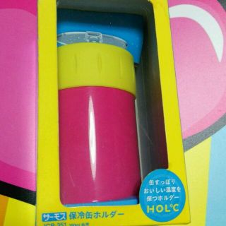 サーモス(THERMOS)のサーモス 保冷缶ホルダー ピンク♡(その他)