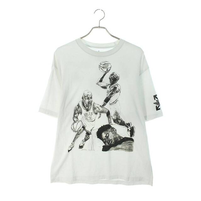 ナイキ ×オフホワイト OFF-WHITE ジョーダンデザインTシャツ メンズ XL