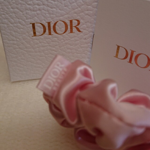 Dior(ディオール)のDIOR  ノベルティ シルクシュシュ レディースのヘアアクセサリー(ヘアゴム/シュシュ)の商品写真